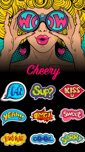 Comic & Cartoon Text Stickers