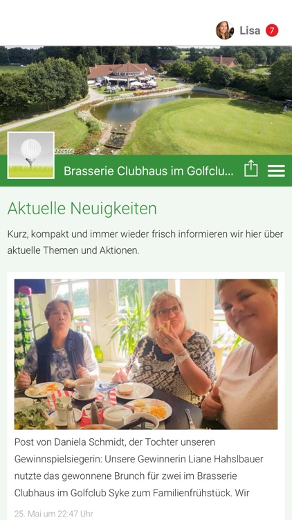 Clubhaus im Golfclub Syke