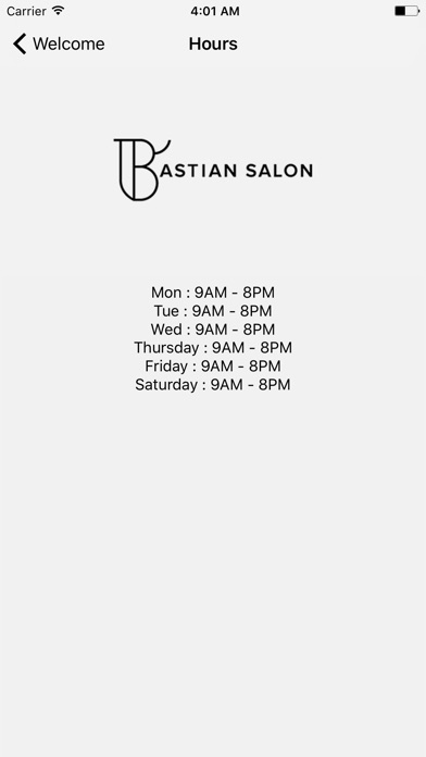 Bastian Salon App screenshot 3