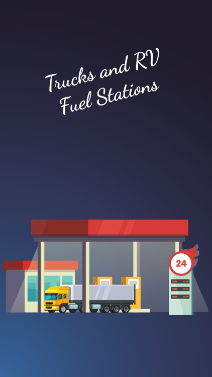 Trucks and RV Fuel Stations