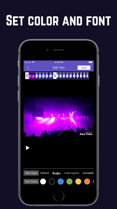 Savy Video Editor - Music screenshot 2