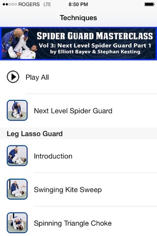 BJJ Spider Guard Vol 3 screenshot 3