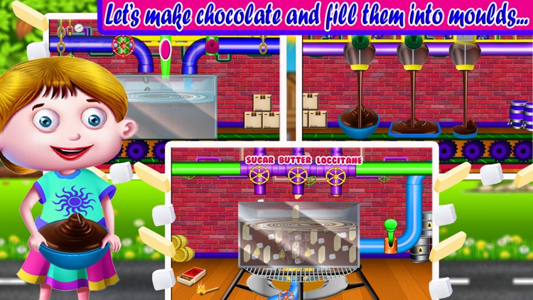 Kids Chocolate Factory : Choco Bars Chef