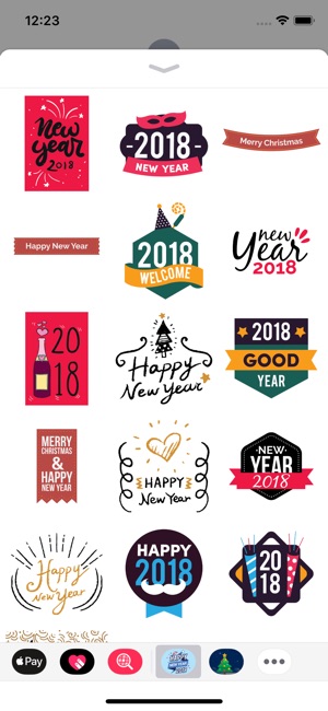 Happy New Year 2018 - stickers(圖1)-速報App