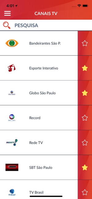 Brasil listas de TV (BR)