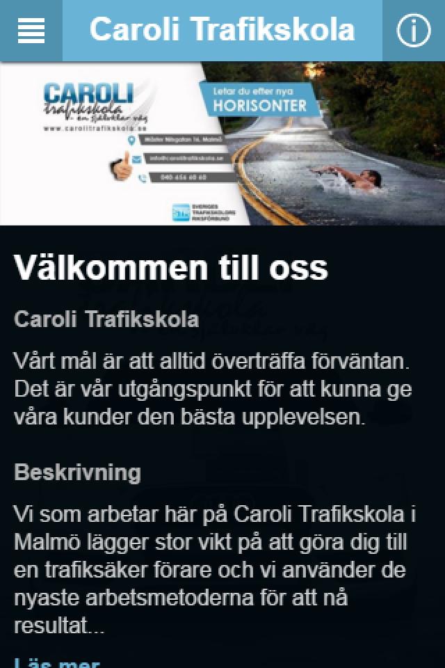 Caroli Trafikskola screenshot 2