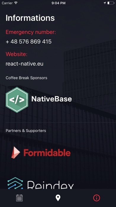 React Native EU screenshot 2