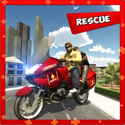 Bike Rider Ambulance Rescue