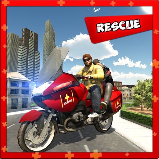 Bike Rider Ambulance Rescue