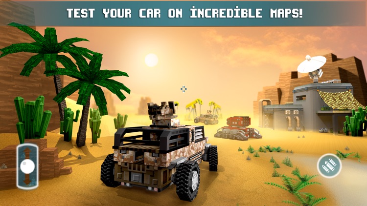 Blocky Cars - shooting games screenshot-3