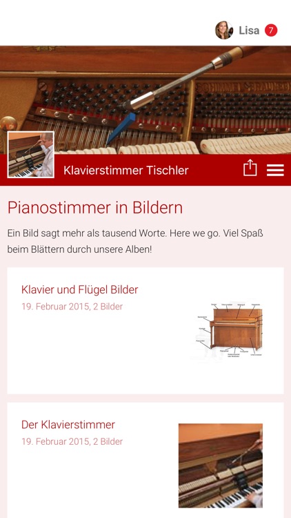 Klavierstimmer Tischler