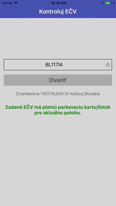 Kontroluj EČV screenshot 2