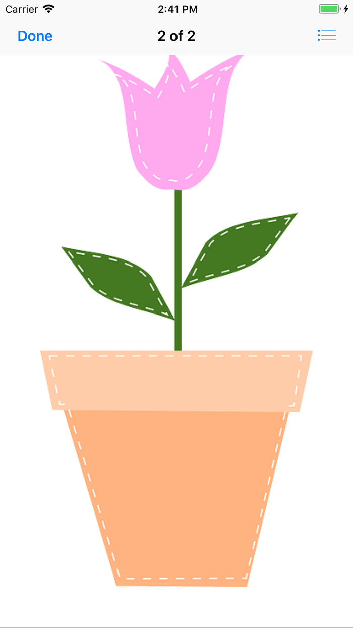 Potted Tulip Stickers