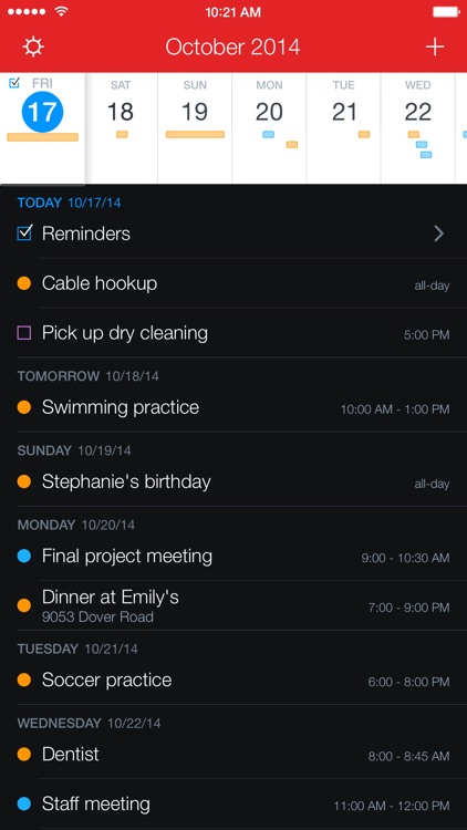Fantastical 2 for iPhone - Calendar and Reminders screenshot-0