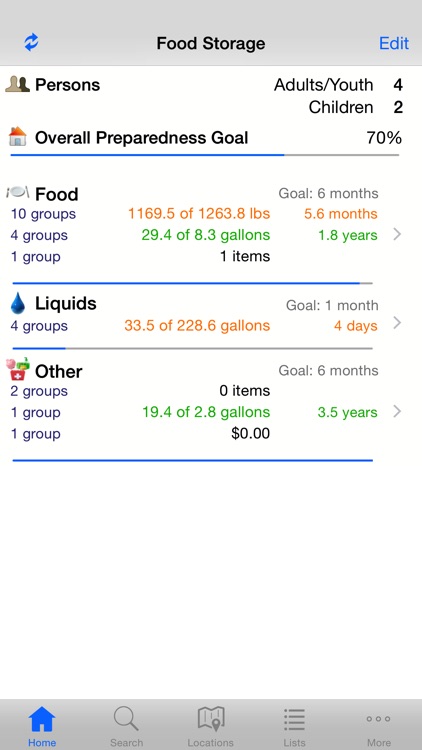 Home Food Storage screenshot-0