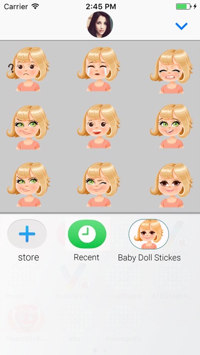 Baby Doll: Animated Stickers screenshot 4