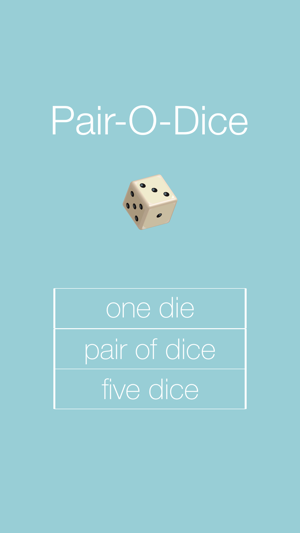 Pair-O-Dice