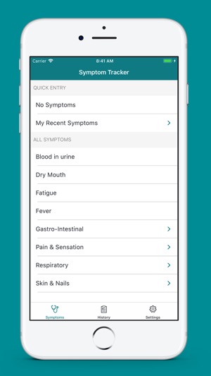 Atrium Health Symptom Tracker