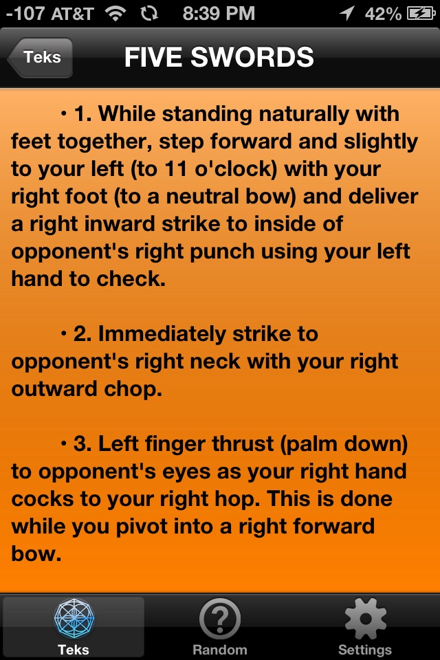 Kenpo Teks screenshot 3