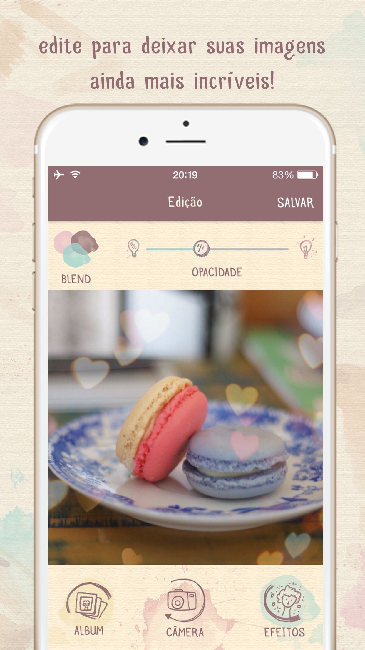 Screenshot do app Lumiè