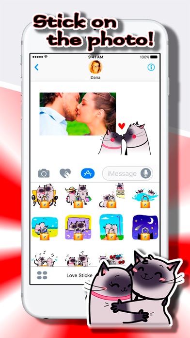 Love Stickers: Sweet Cats screenshot 4
