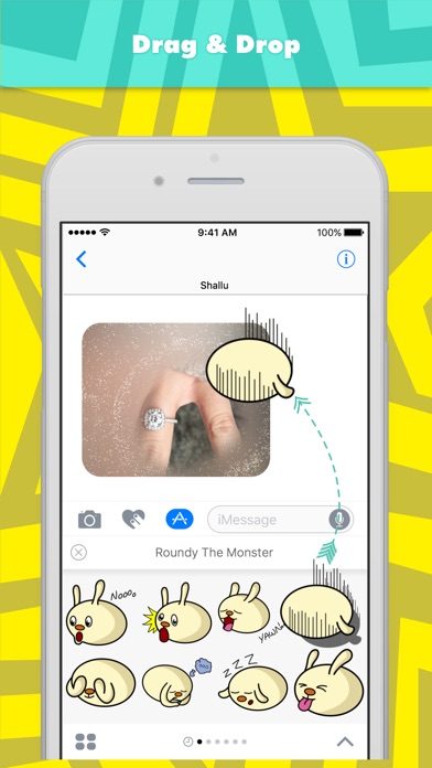 Roundy the Monster stickers screenshot 3