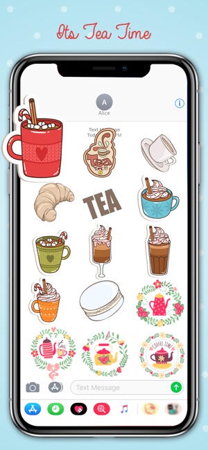 Tea Party Stickers Pack(圖3)-速報App