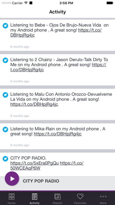 CITY POP RADIO. screenshot 2