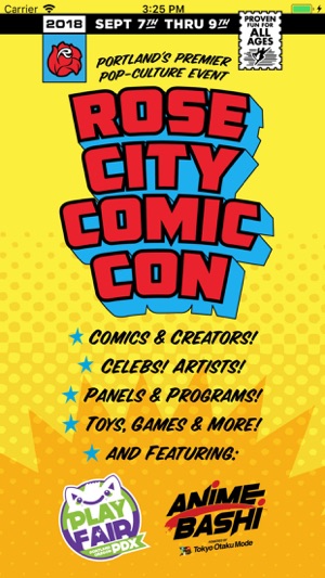 Rose City Comic Con 2018