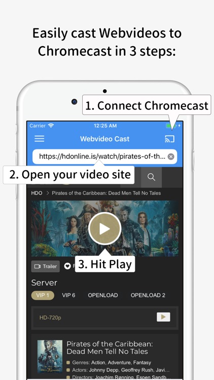 Video Stream for Chromecast