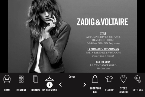 Zadig & Voltaire Magazine screenshot 2