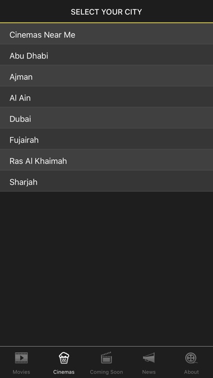 UAE Cinema Showtimes