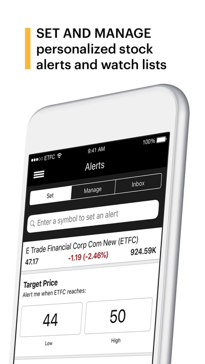 E*TRADE: Invest. Trade. Save. screenshot-3