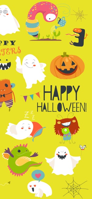 Happy Monsters Halloween Stkrs(圖1)-速報App