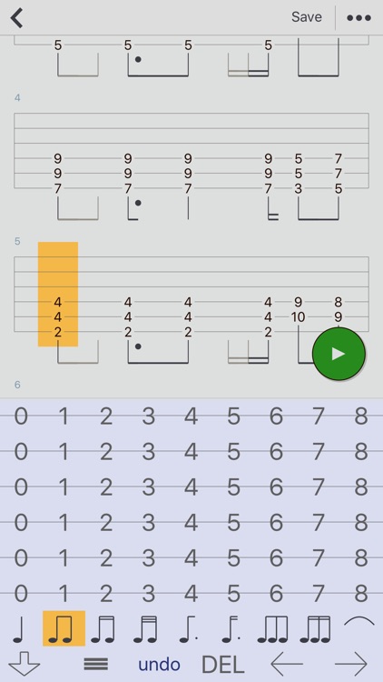 Guitar Tabs X - tabs editor screenshot-3