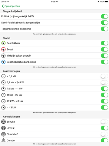 Oplaadpunten screenshot 3