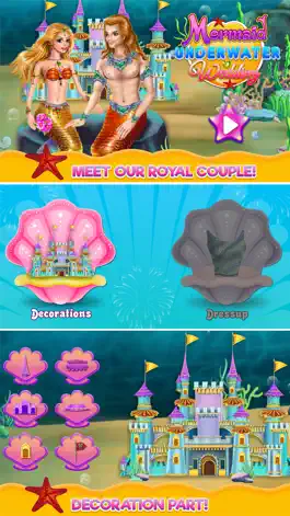 Game screenshot Mermaid Underwater Wedding mod apk