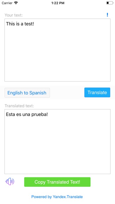 English to Spanish Translator! screenshot 2