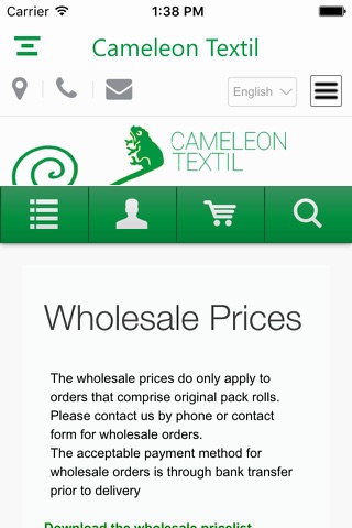 Cameleon Textil screenshot 3
