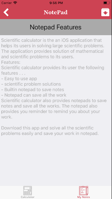 Scientific Calculator & Notes screenshot 3
