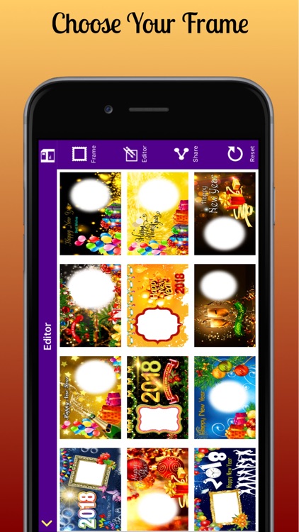 New Year Photo Frame Editor screenshot-3