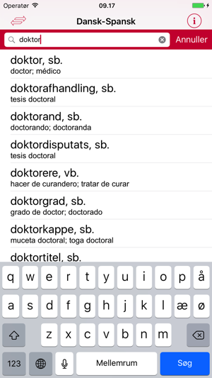 Gyldendal's Spanish Danish Dictionary - Medium(圖2)-速報App