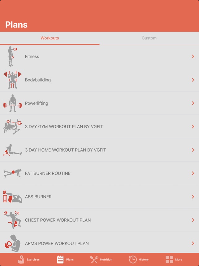 Bodybuilding Workout Chart Images