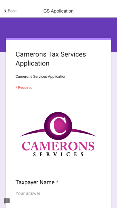 Camerons Services screenshot 3