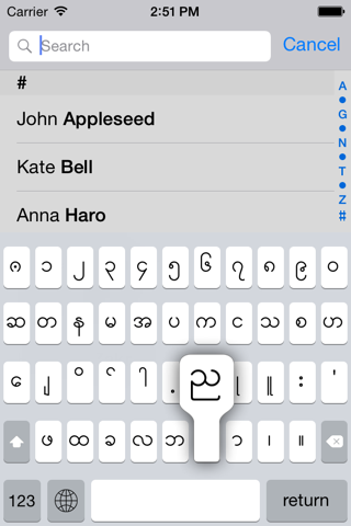 Myanmar keyboard for iOS Turbo screenshot 4