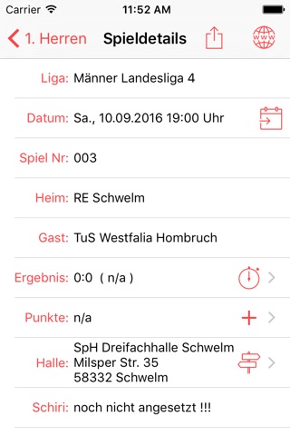 Rote Erde Schwelm Handball screenshot 3