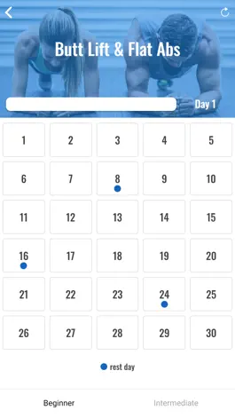Game screenshot 30 Day Ab & Squat Challenge apk
