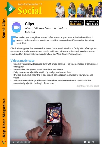 App User Magazine screenshot 4