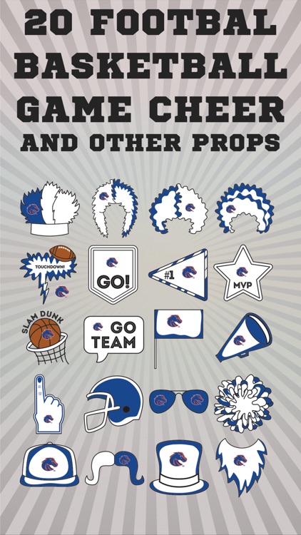 Boise State Broncos Selfie Stickers