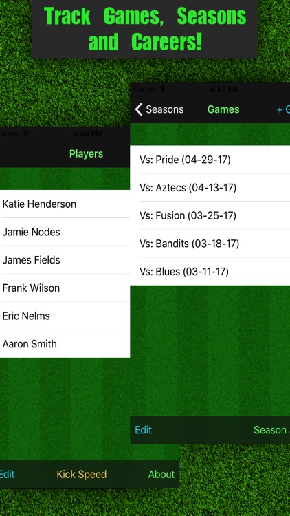 soccer stats tracker 